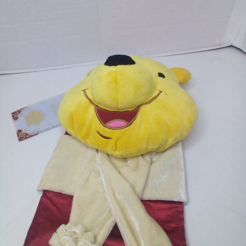 Disney Store Pooh Stocking Plush Head Satin Stocking Christmas Holiday NWT - Picture 9 of 15